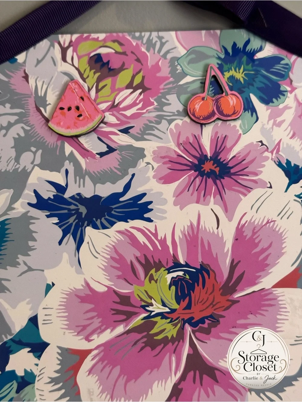Vera Bradley Floral Hanging Magnetic Board